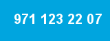971 123 22 07 971 123 22 07